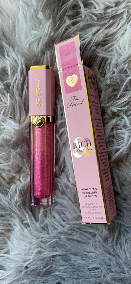 Too Faced Rich & Dazzling High-Shine Sparkling Lip Gloss Choose Shade